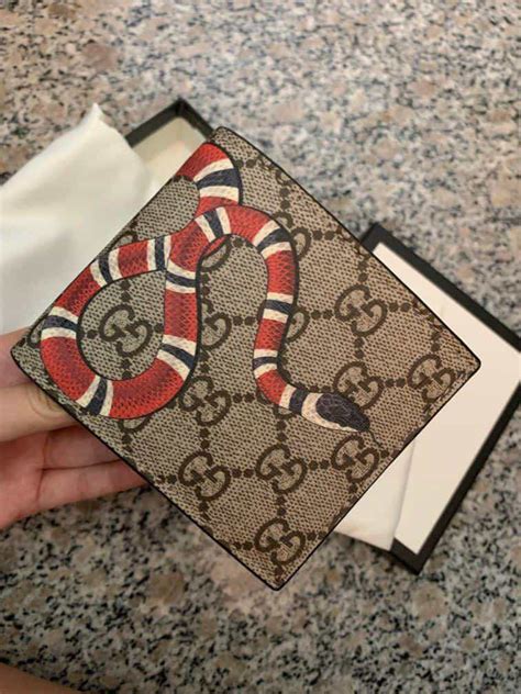 gucci wallet with snake replica|gucci wallet snake original.